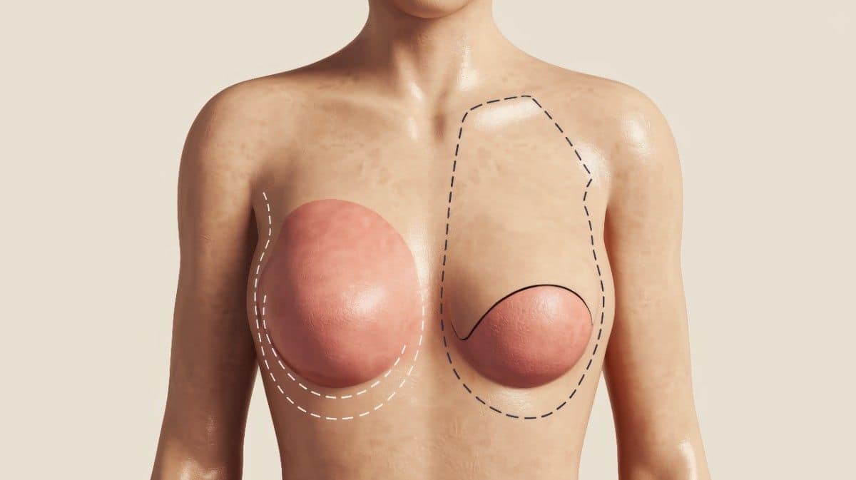 Woman Render with mascectomy